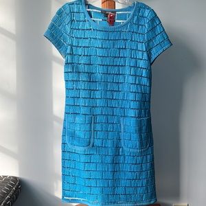 Per Se by Carlisle sky blue dress size 4